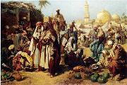 unknow artist Arab or Arabic people and life. Orientalism oil paintings  382 painting